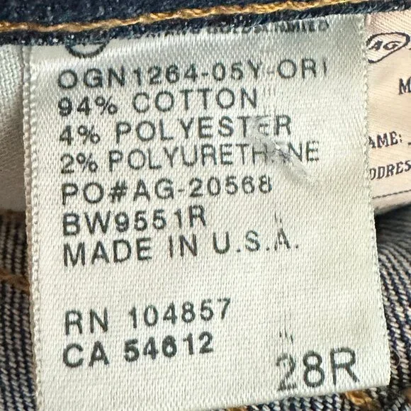 AG Adriano Goldschmied Women's Tomboy Relaxed Straight Jeans | Size 28R - Picture 6 of 7